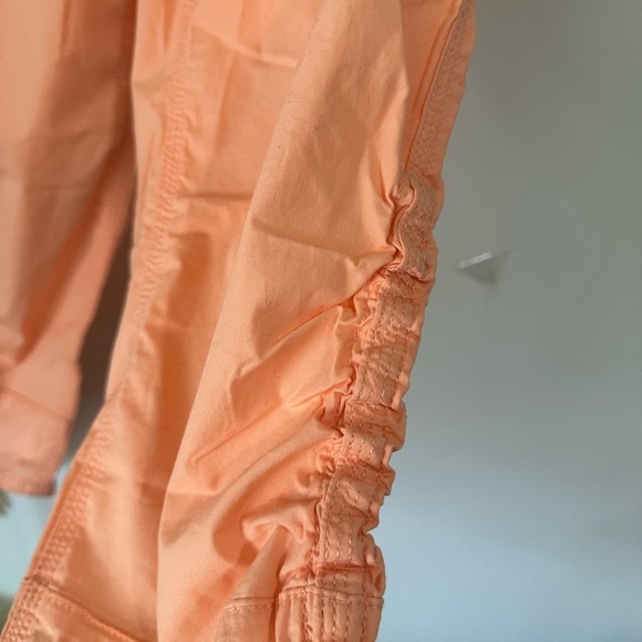 Chico's Coral Drawstring Women Shorts - Picture 3 of 6